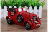 Nostalgic Art Classic Car Model Figurines Home Office Desktop Decor Classic Hand Made Old Car Model Crafts Piggy Bank Money Box - one46.com.au