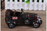 Nostalgic Art Classic Car Model Figurines Home Office Desktop Decor Classic Hand Made Old Car Model Crafts Piggy Bank Money Box - one46.com.au