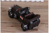 Nostalgic Art Classic Car Model Figurines Home Office Desktop Decor Classic Hand Made Old Car Model Crafts Piggy Bank Money Box - one46.com.au