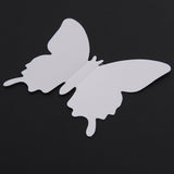 12Pcs/lot 3D Mirror Wall Stickers Butterflies Decoration PVC Art Sticker Living Room Bedroom Adhesive Wall Pappers - one46.com.au