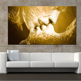 Unframed Abstract oil painting Love Kiss Wall Art Canvas Prints Pictures For Living Room Modern Pictures Home Decoration - one46.com.au