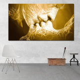Unframed Abstract oil painting Love Kiss Wall Art Canvas Prints Pictures For Living Room Modern Pictures Home Decoration - one46.com.au
