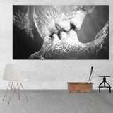 Unframed Abstract oil painting Love Kiss Wall Art Canvas Prints Pictures For Living Room Modern Pictures Home Decoration - one46.com.au