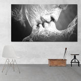 Unframed Abstract oil painting Love Kiss Wall Art Canvas Prints Pictures For Living Room Modern Pictures Home Decoration - one46.com.au