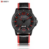 CURREN Men Watches Fashion Brand Luxury Waterproof Male Army Military Quartz Watch Man Leather Sport Wrist Watch Clock - one46.com.au