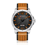 CURREN Men Watches Fashion Brand Luxury Waterproof Male Army Military Quartz Watch Man Leather Sport Wrist Watch Clock - one46.com.au