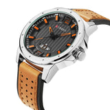 CURREN Men Watches Fashion Brand Luxury Waterproof Male Army Military Quartz Watch Man Leather Sport Wrist Watch Clock - one46.com.au