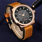 CURREN Men Watches Fashion Brand Luxury Waterproof Male Army Military Quartz Watch Man Leather Sport Wrist Watch Clock - one46.com.au