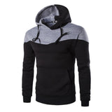 Winter Hoodies Men Sudaderas Hombre Hip Hop Mens Hoodie Decorative Pocket Patchwork Sweatshirt LM58 - one46.com.au