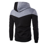 Winter Hoodies Men Sudaderas Hombre Hip Hop Mens Hoodie Decorative Pocket Patchwork Sweatshirt LM58 - one46.com.au