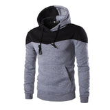 Winter Hoodies Men Sudaderas Hombre Hip Hop Mens Hoodie Decorative Pocket Patchwork Sweatshirt LM58 - one46.com.au