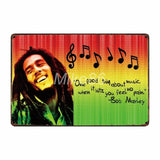 [ Mike86 ] Bob Marley Music Metal Tin Sign Room Decor Vintage Wall Craft For Pub Home 20*30 CM FG-218 - one46.com.au