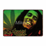 [ Mike86 ] Bob Marley Music Metal Tin Sign Room Decor Vintage Wall Craft For Pub Home 20*30 CM FG-218 - one46.com.au