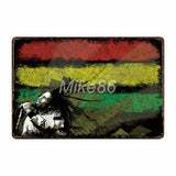 [ Mike86 ] Bob Marley Music Metal Tin Sign Room Decor Vintage Wall Craft For Pub Home 20*30 CM FG-218 - one46.com.au
