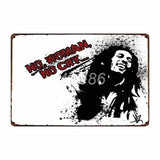 [ Mike86 ] Bob Marley Music Metal Tin Sign Room Decor Vintage Wall Craft For Pub Home 20*30 CM FG-218 - one46.com.au