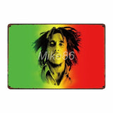 [ Mike86 ] Bob Marley Music Metal Tin Sign Room Decor Vintage Wall Craft For Pub Home 20*30 CM FG-218 - one46.com.au
