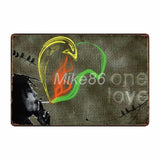 [ Mike86 ] Bob Marley Music Metal Tin Sign Room Decor Vintage Wall Craft For Pub Home 20*30 CM FG-218 - one46.com.au