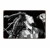 [ Mike86 ] Bob Marley Music Metal Tin Sign Room Decor Vintage Wall Craft For Pub Home 20*30 CM FG-218 - one46.com.au