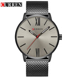 Relogio Masculino Men's Fashion Casual Business Wristwatches Curren Watches Men Brand Luxury Full Steel Quartz Watch Male Clock - one46.com.au