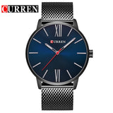 Relogio Masculino Men's Fashion Casual Business Wristwatches Curren Watches Men Brand Luxury Full Steel Quartz Watch Male Clock - one46.com.au