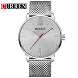 Relogio Masculino Men's Fashion Casual Business Wristwatches Curren Watches Men Brand Luxury Full Steel Quartz Watch Male Clock - one46.com.au