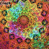 Indian Mandala Tapestry Hippie Home Decorative Wall Hanging Tapestries Boho Beach Towel Yoga Mat Bedspread Table Cloth 200x148cm - one46.com.au