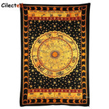 Indian Mandala Tapestry Hippie Home Decorative Wall Hanging Tapestries Boho Beach Towel Yoga Mat Bedspread Table Cloth 200x148cm - one46.com.au