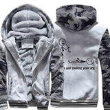 Brand clothing 2019 casual sweatshirts homme winter Fashion hip hop jackets coats I Was Just Pulling Your Leg Funny hoodies men - one46.com.au