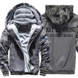 I May Be Wrong but it's highly unlikely hoodies Men's winter wool liner sweatshirts 2019 Fashion casual streetwear jackets coats - one46.com.au
