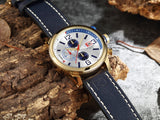 Luxury Men Outdoor Sport Watches Curren Waterproof Casual Militrary Quartz Wrist Watch Fashion Leather Strap Business Clock - one46.com.au
