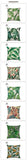 Tropical Plants Palm Leaf Green Leaves Monstera Cushion Covers Hibiscus Flower Cushion Cover Decorative Beige Linen Pillow Case - one46.com.au