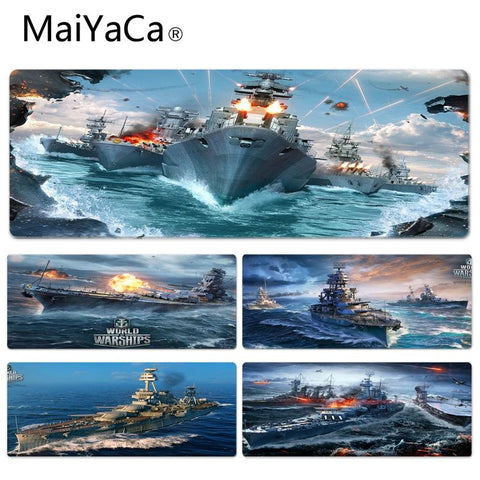 MaiYaCa  World of Warship Beautiful Anime Mouse Mat Size for 30x90x0.2cm Gaming Mousepads - one46.com.au