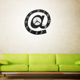 Letter Shape 3D Digital Wall Clock Big Silent Acrylic Pointer Clock Ultra Mute Movement Home Decor - one46.com.au