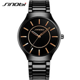 SINOBI Mens Watches Top Brand Luxury Full Steel Wrist Watch Men Watch Waterproof Fashion Men's Watch Clock relojes hombre 2017 - one46.com.au