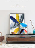 Modern Abstract Colorful Feather Canvas Art Paintings For Living Room Bedroom Posters And Prints Wall Poster Affiche Home Decor - one46.com.au