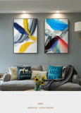 Modern Abstract Colorful Feather Canvas Art Paintings For Living Room Bedroom Posters And Prints Wall Poster Affiche Home Decor - one46.com.au