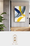 Modern Abstract Colorful Feather Canvas Art Paintings For Living Room Bedroom Posters And Prints Wall Poster Affiche Home Decor - one46.com.au