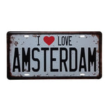 Vintage Metal Tin Sign License Plate  Slogan Style  Retro Plaque Poster Bar Pub Club Wall Tavern Garage Home Decoration - one46.com.au