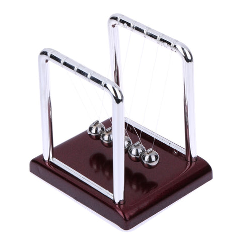 Early Fun Development Educational Desk Toy Gift Newtons Cradle Steel Balance Ball Physics Science Pendulum - one46.com.au