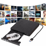 USB 3.0 External DVD Burner Writer Recorder DVD RW Optical Drive CD/DVD ROM Player for Loptop Computer PC High Quality Accessory - one46.com.au