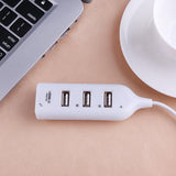 2017 USB 2.0 High Speed 4 Port Splitter Hub Adapter Portable 1 to 4 USB2.0 Port Splitter Extender Hubs for Laptop Desktop PC - one46.com.au