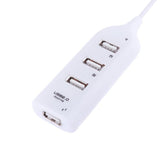 2017 USB 2.0 High Speed 4 Port Splitter Hub Adapter Portable 1 to 4 USB2.0 Port Splitter Extender Hubs for Laptop Desktop PC - one46.com.au