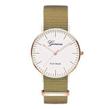 New Brand Women Watches Ultra Thin Canvas Band Quartz Watch Fashion Female Wristwatch Relogio Feminino Zegarek Damski Relojes - one46.com.au