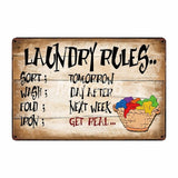 [ Mike86 ] Laundry Room Drop Your Pants Here Funny Metal Sign Home Bar Hotel Wall Painting Plaque Poster Party Bar Decor FG-242 - one46.com.au