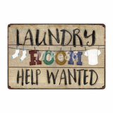 [ Mike86 ] Laundry Room Drop Your Pants Here Funny Metal Sign Home Bar Hotel Wall Painting Plaque Poster Party Bar Decor FG-242 - one46.com.au
