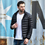 2018 men Casual White Duck Down Jackets male Autumn Winter Warm Coat Man's Ultralight Duck Down Jacket Male Windproof clothing - one46.com.au