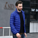 2018 men Casual White Duck Down Jackets male Autumn Winter Warm Coat Man's Ultralight Duck Down Jacket Male Windproof clothing - one46.com.au