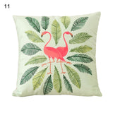 18 Inch Summer Flamingo Cushion Cover Throw Pillow Case Sofa Bed Home Decor Square  Pillow Cover - one46.com.au