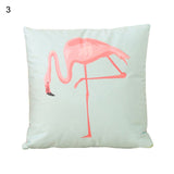 18 Inch Summer Flamingo Cushion Cover Throw Pillow Case Sofa Bed Home Decor Square  Pillow Cover - one46.com.au