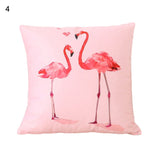 18 Inch Summer Flamingo Cushion Cover Throw Pillow Case Sofa Bed Home Decor Square  Pillow Cover - one46.com.au